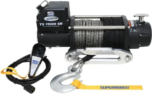 Vista 16 de Superwinch 1595200, Tiger Shark de 9.5, Torno de 12 voltios, 9,500 Libras de Capacidad con Guía de Rodillo