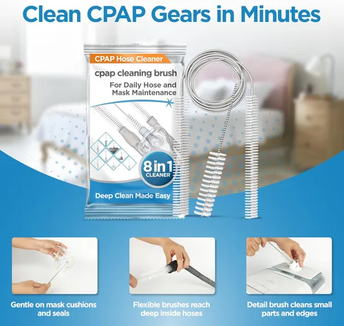 Vista 3 de CPAP Tubos de manguera, 6 ft apagón por resplabs Medical, 1