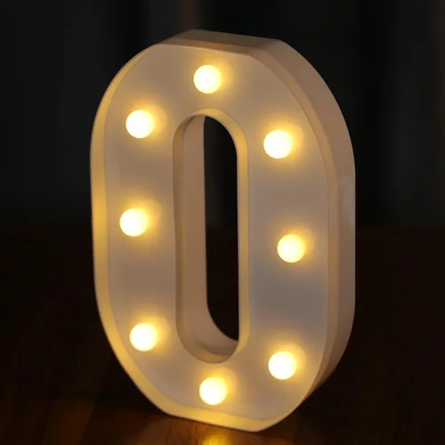 Vista 35 de Letras Iluminadas, Luces de Letras LED 26 del Alfabeto, Letra Iluminada Decorativa, Letras de Marquesina LED que Funcionan con Pilas para Fiesta