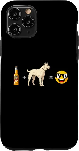 Vista 10 de iPhone 15 Plus Dogo Argentino + Beer Dog Dad Happy Men Pet Lover Case