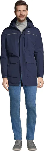 Vista 4 de Lands' End Mens Squall Insulated Waterproof Winter Parka