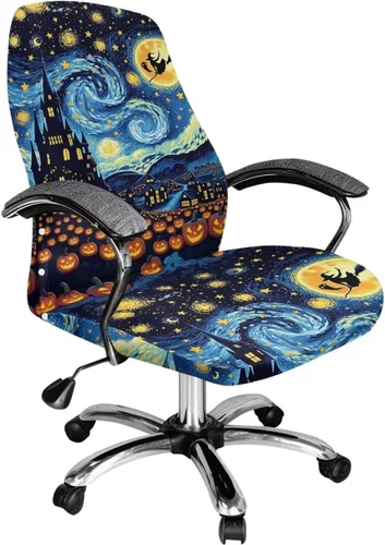 Vista 36 de 250 Years of Glory - Funda para silla de trabajo con diseño de águila calva, diseño de margarita y bandera estadounidense, funda giratoria acolchada