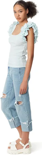 Vista 3 de Circus NY Women's Anisa Ruffled Knit Tank Top