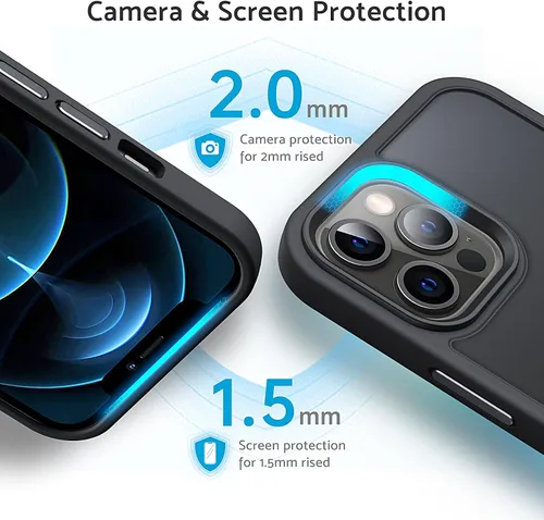 Vista 5 de Anqrp Funda magnética a prueba de golpes para iPhone 12 Pro Max, [compatible con MagSafe] [probada contra caídas de grado militar] Funda delgada