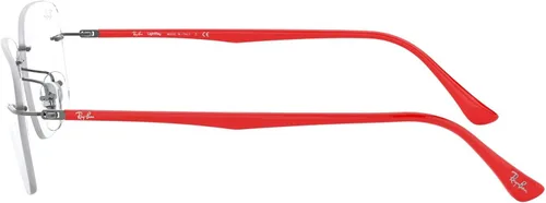 Vista 3 de Ray-Ban RX8750 - Marcos rectangulares de titanio para anteojos