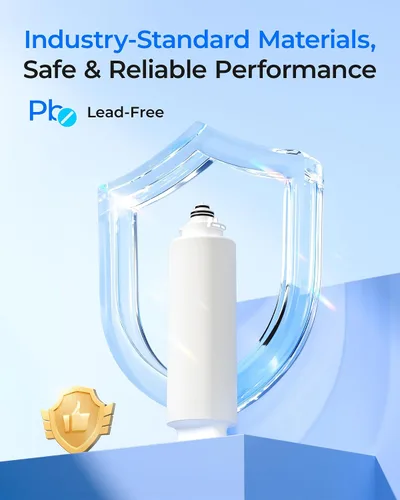 Vista 7 de Waterdrop Filtro de agua de repuesto para debajo del fregadero, 2PP+CT, Reemplazo para TSU-W, Sistema de filtro de agua para debajo del fregadero