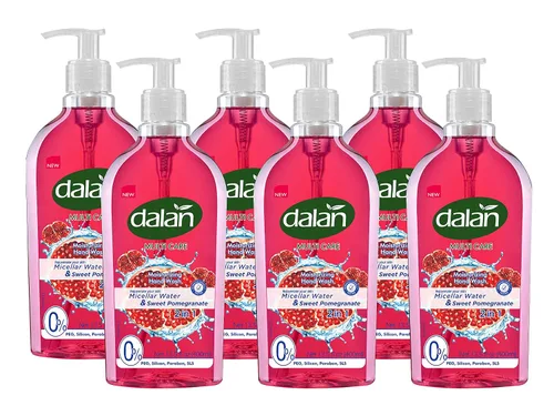 Vista 4 de Dalan Sweet Pomegranate Multicare - Jabón líquido ultra hidratante para manos normales y secas, sensación fresca, limpia y suave