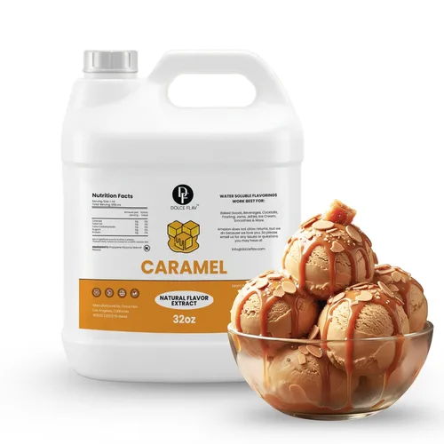 Vista 28 de Dolce Flav Extracto de mantequilla – 2 onzas soluble en agua, Kosher, sin azúcar, sabor concentrado de mantequilla de imitación para hornear