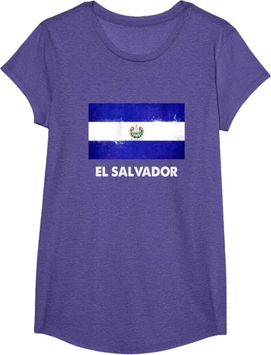 Vista 17 de Camiseta de la bandera de El Salvador Camiseta salvadoreña