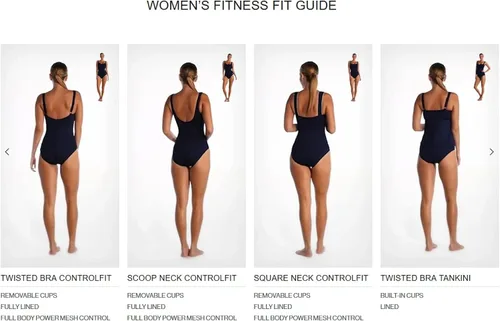 Vista 3 de TYR Women's Durafast Elite Twisted Bra Controlfit Swimsuit