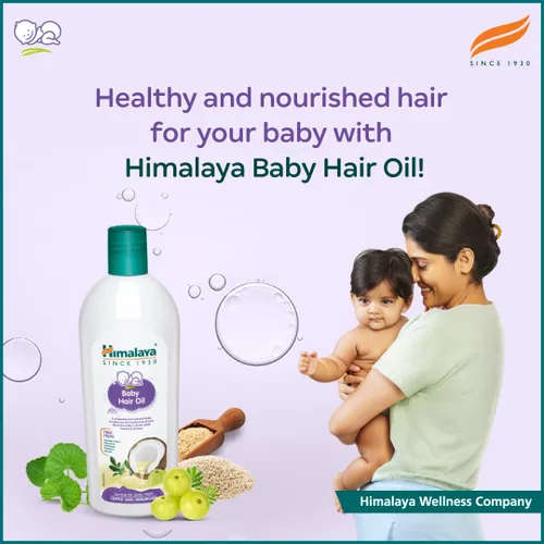Vista 2 de Himalaya Aceite para el pelo del bebé, 3.4 fl oz