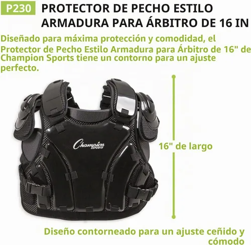 Vista 3 de Champion Sports Umpire Chest Protector