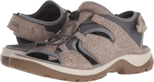 Vista 9 de ECCO Yucatan, sandalia deportiva para mujer Aire/Nubuck azul polvoriento