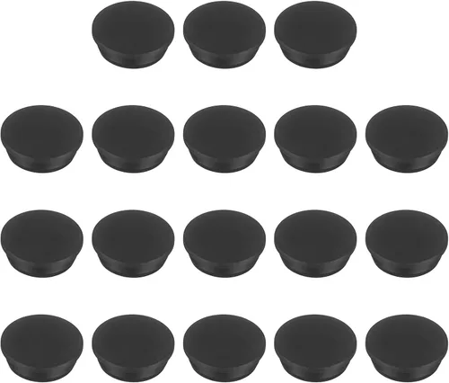 Vista 137 de MECCANIXITY - Tapones de silicona en forma de T (26mm, 1 pulgada de diámetro), color negro