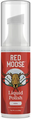 Vista 6 de RED MOOSE Esmalte líquido para zapatos, parte superior de esponja de 4 onzas para cuero, botas, zapatos de vestir