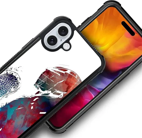 Vista 12 de Compatible con funda para iPhone 6 Plus/6s Plus,Bite Your Teeth Diseño de patrón asombroso, funda trasera dura de PC anti-arañazos y a prueba