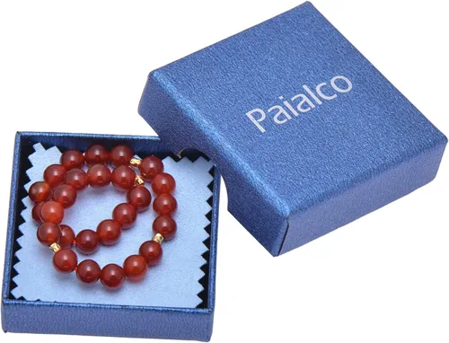Vista 20 de Paialco Pulsera elástica de cuentas naturales o creadas de 0.236 in, pequeña para niñas y mujeres, 6.5 pulgadas