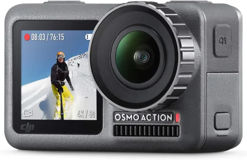 Vista 3 de DJI Osmo Action 5 Pro Combo estándar, cámara de acción impermeable con sensor de 1/1.3 pulgadas, video 4K/120fps, seguimiento de temas