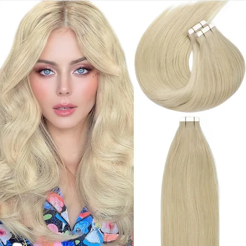 Vista 11 de Extensiones de cabello humano con micro anillo, lacio, rizado, color negro natural, largo microenlaces, extensiones de cabello humano para personas