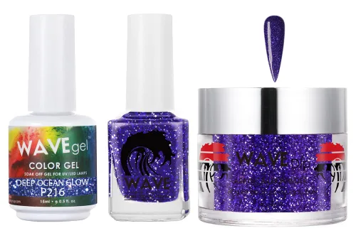 Vista 14 de WAVEGEL - Juego de gel de remojo, laca de uñas y polvo acrílico a juego - Colección Simplicity - #P109 Blizzard
