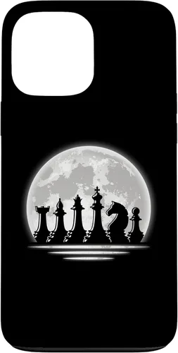 Vista 24 de Chess Design - Chess Figures Full Moon - Chess Case for iPhone 17