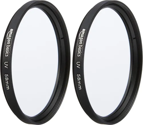 Vista 10 de Amazon Basics - Filtro de lente de cámara con protección UV - 58mm