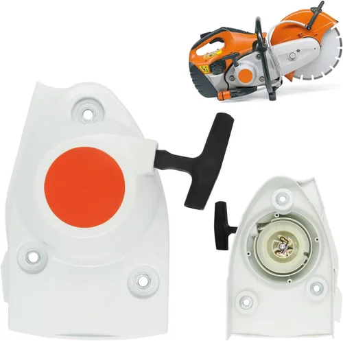 Vista 5 de Conjunto de arranque de retroceso 4238 190 0300 para sierra de hormigón Stihl TS410 TS420 TS480i TS500i Pull Start, sustituye a 4238 190 0404