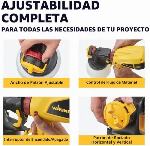 Vista 2 de Wagner Spraytech 520008 Control Painter HVLP Pulverizador de pintura portátil