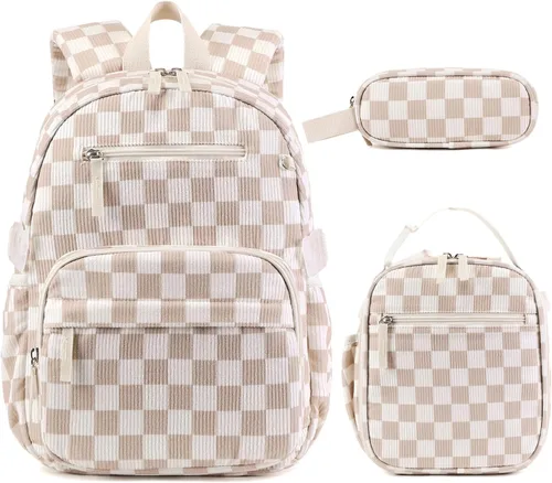 Vista 21 de JUEGO DE 12 MOCHILAS Lazo Floral Beige