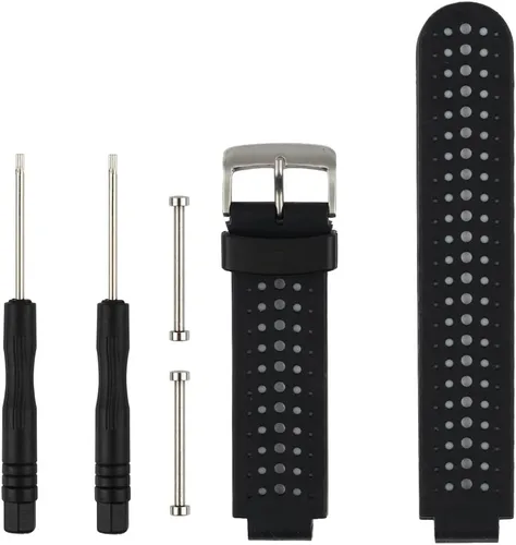 Vista 18 de Correa de repuesto para reloj inteligente Garmin Forerunner 220/230/235/620/630/735XT/235Lite, talla única