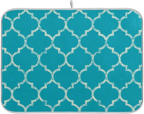 Vista 54 de Tapete de secado de platos súper absorbente, tapete de microfibra de secado rápido, 16 x 18 pulgadas, almohadilla de secado de platos de cocina