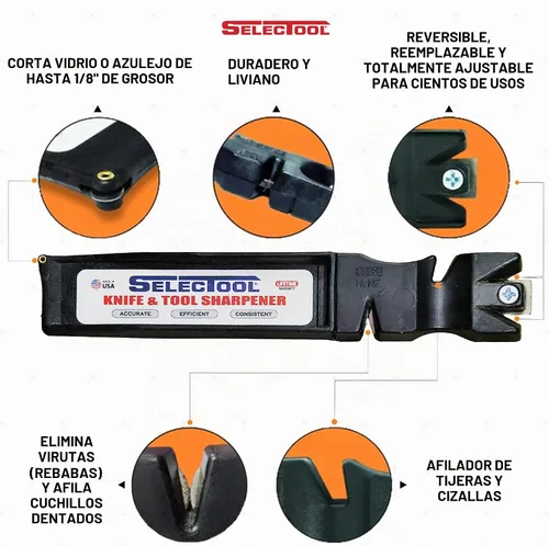 Vista 3 de Selectool SEL001 Master Sharpener, negro