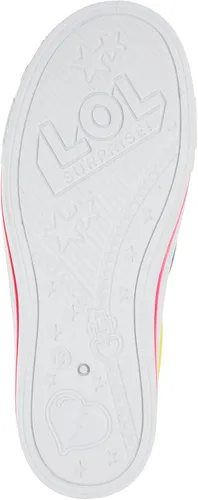 Vista 4 de LOL Surprise Tenis para niñas sin cordones zapatos de tenis y caña baja talla 10 a talla 2 de niña Rosado