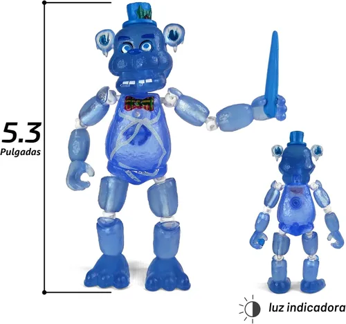 Vista 5 de Toysvill Inspirado en Five Nights at Freddys Colección Chocolate Figuras de acción de Freddy's (FNAF) Juego de 6 piezas