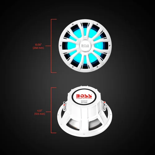 Vista 4 de BOSS Audio Systems MRGB10W - Subwoofer para coche (10 pulgadas, 800 vatios, 2 ohmios)