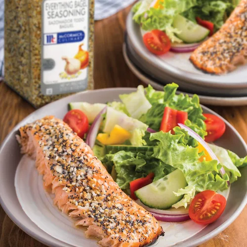 Vista 4 de McCormick Culinary Everything - Condimento para bagel, 21 onzas, un recipiente de 21 onzas de Everything Bagel, mezcla de semillas de amapola