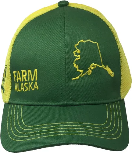 Vista 128 de John Deere Gorra de béisbol con logotipo y malla trasera con contraste, para hombre