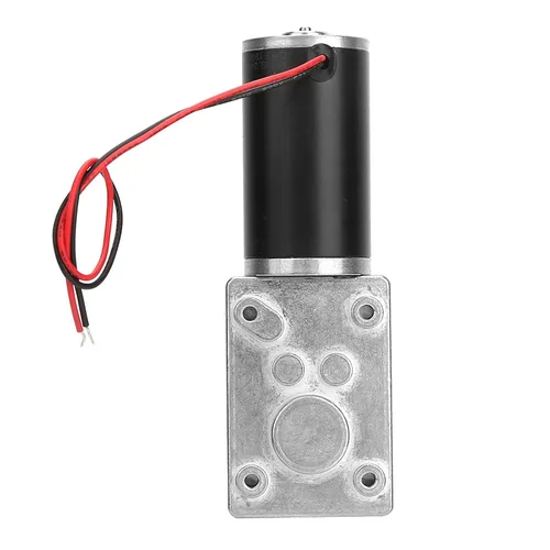 Vista 6 de Oumefar Motor helicoidal de 12 V, motor de engranaje reversible de 0.315 in con eje en forma de D, motor eléctrico reductor de turbina alta