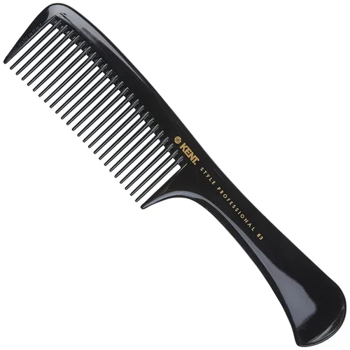 Vista 10 de Kent SPC80 Peine de corte estilo salón con dientes anchos y finos, peine profesional de corte de pelo de peluquero para peinar y burlas para todo