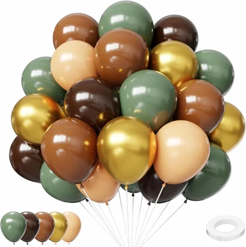 Vista 12 de Globos negros y metálicos plateados, 50 piezas de globos negros y plateados de 12 pulgadas, globos para fiestas para cumpleaños, graduación, Año