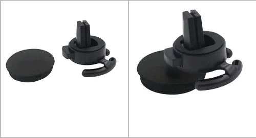Vista 6 de Soporte de montaje de ventilación para automóvil, compatible con Popsocket, soporte de automóvil hecho para agarres de enchufe pop, soporte plegable