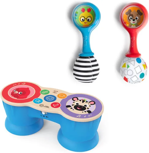 Vista 9 de Baby Einstein Upbeat Tunes Magic Touch - Tambor de madera Juguete musical, a partir de 6 meses Tambores Bongo