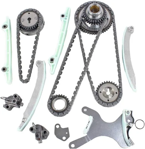 Vista 2 de DNJ Kit de cadena de distribución TK1101 para Dodge 2002-2008, Jeep, Mitsubishi Commander, Dakota, Durango 4.7L V8 16V SOHC 287cid