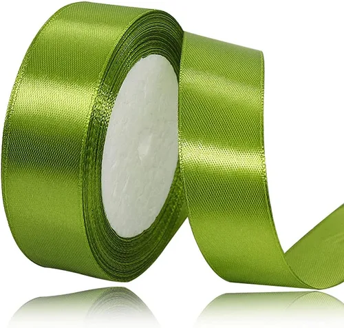Vista 14 de Cinta de Satén Beige de Color Sólido, 1-1/2 Pulgadas x 25 Yardas, Cinta de Satén de Tela para Envolver Regalos, Manualidades, Hacer Lazos