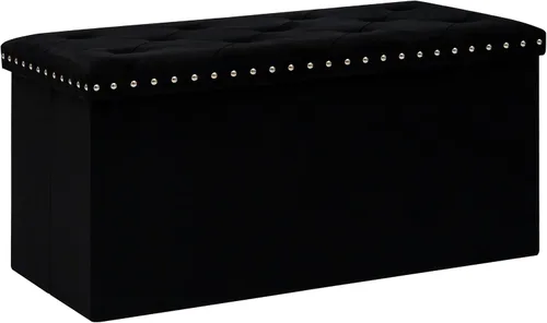 Vista 11 de B FSOBEIIALEO - Otomana de almacenamiento con forma de cubo plegable con capuchón - Otomanas con almacenamiento, cubierta de mesa de café, taburete