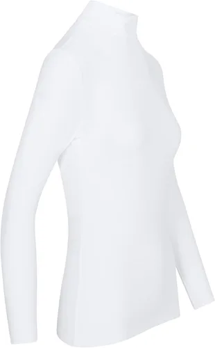 Vista 5 de Natural Uniforms Camiseta de manga larga con cuello alto falso para mujer