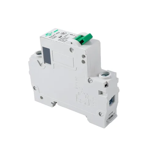 Vista 4 de Interruptor de Circuito en Miniatura AC, 1 Polo 6 Amp, 120/240VAC, Interruptor de Montaje en Riel DIN de 6kA con Desconexión Térmica Magnética