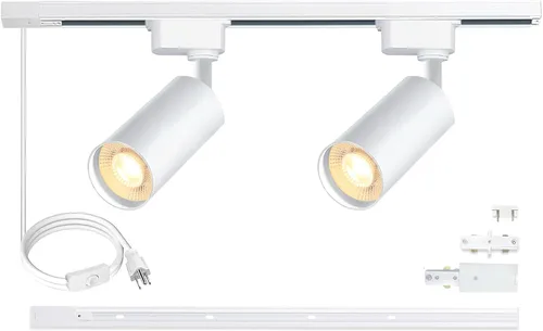 Vista 6 de Cabezales de iluminación LED blancos (sin rieles de riel), 2