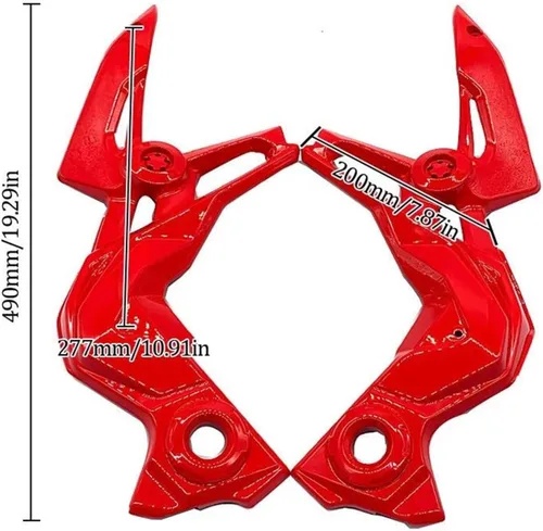 Vista 6 de Carenados de marco cónico profesional para Kawasaki Z900 2020 2021-2023 de fibra de carbono para motocicleta, marco frontal, carenado, partes