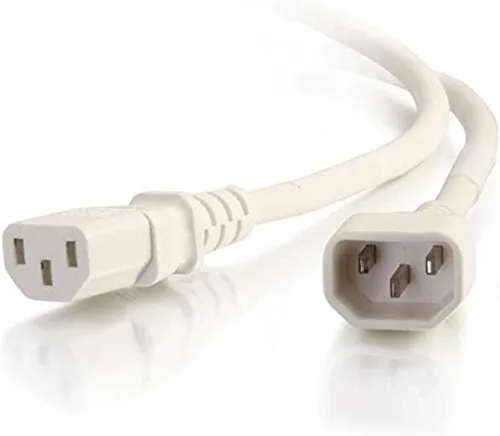 Vista 29 de Cable de alimentación C2G, cable de extensión corto, cable de extensión de alimentación, cable de alimentación de bloqueo, 10A, 250V, negro, 1 pie
